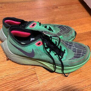 Nike ZoomX Vaporfly NEXT 2 Ekiden Scream Green trashed beaters running size 10.5